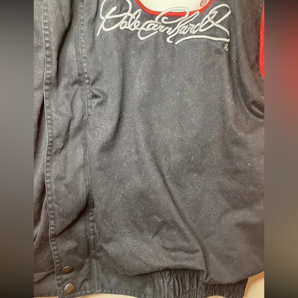 Competitors View Mens Jacket Black Cotton Dale Earnhardt Racing NASCAR Size XL - Picture 7 of 16